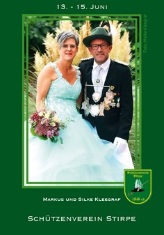 Schützenfest Schützenverein Stirpe 1846 e.V. 2025 Königspaar Silke und Markus Kleegraf