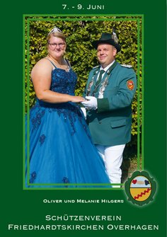 König Oliver Hilgers und Königin Melanie Hilgers