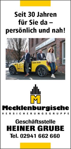 Geschäftsstelle Mecklenburgische Versicherung Heiner Grube