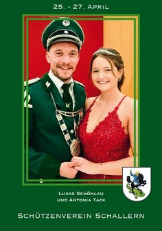 König Lukas Schönlau und Königin Antonia Tack