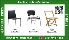 Gabriele Dirks Tisch Stuhl Zeltverleih Hörste