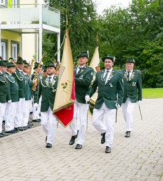 Schützenfest Lipperbruch Fahnenparade