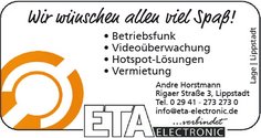 ETA Elektronik Andre Horstmann Am Wassertrum Lippstadt