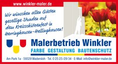 Malerbetrieb Winkler Farbe Gestaltung Bautenschutz