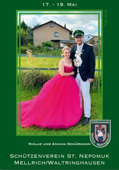 König Niklas Schürmann und Königin Annika Schürmann