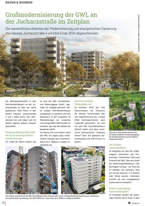 Energetische Sanierung an der Juchaczstraße