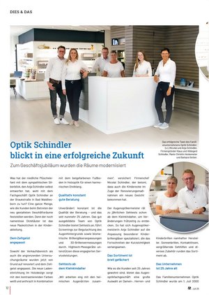 25 Jahre Optik Schindler